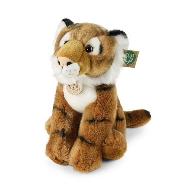 Rappa Plyšový tiger sediaci 30 cm ECO-FRIENDLY