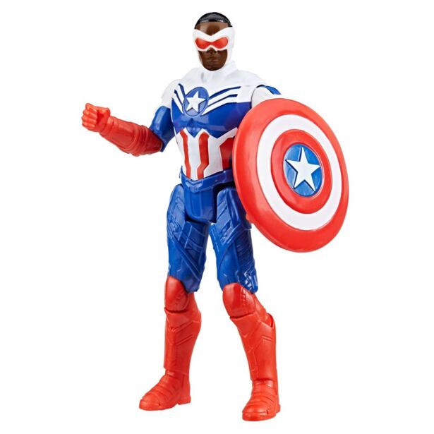Hasbro Avengers Captain America Figur, 10 cm, mit Zubehör