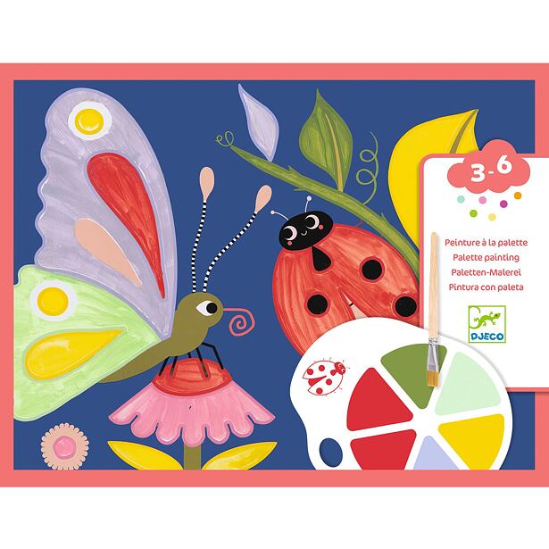DJECO Malen mit der Palette: Insekten