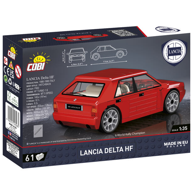 Cobi 24508 Lancia Delta HF z roku 1987