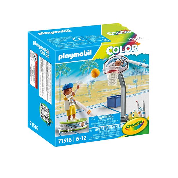 Playmobil Color: Skater s basketbalovou loptou