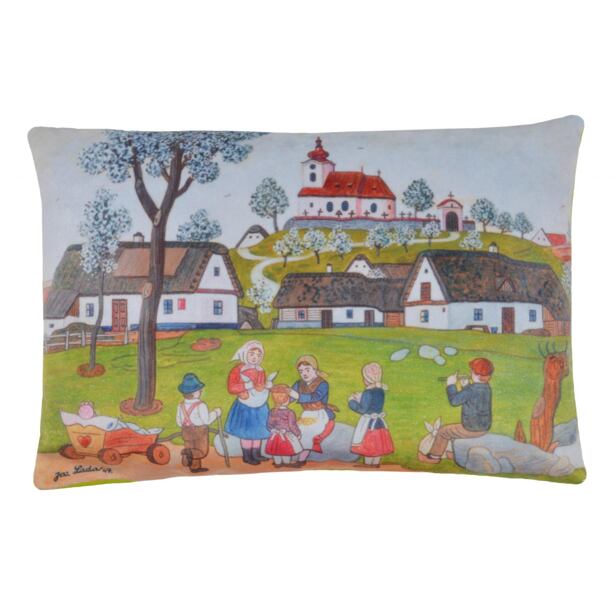 Moravská ústředna Polštář 32x21cm Lada, Jaro