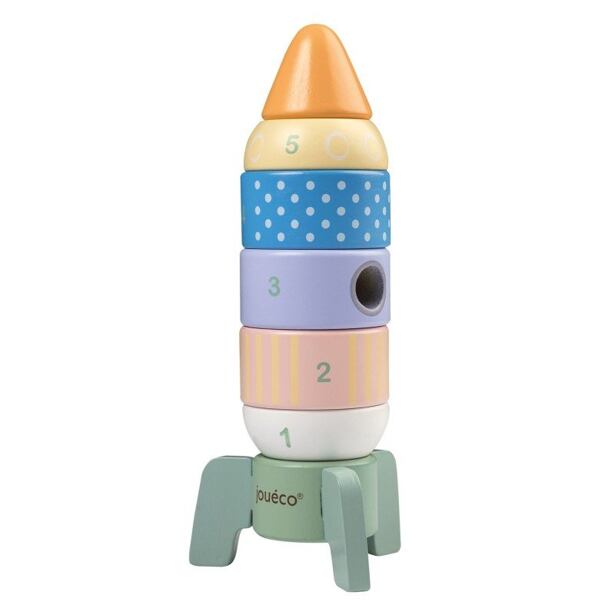 JOUÉCO the Wildies Family Dřevěná stohovací raketa