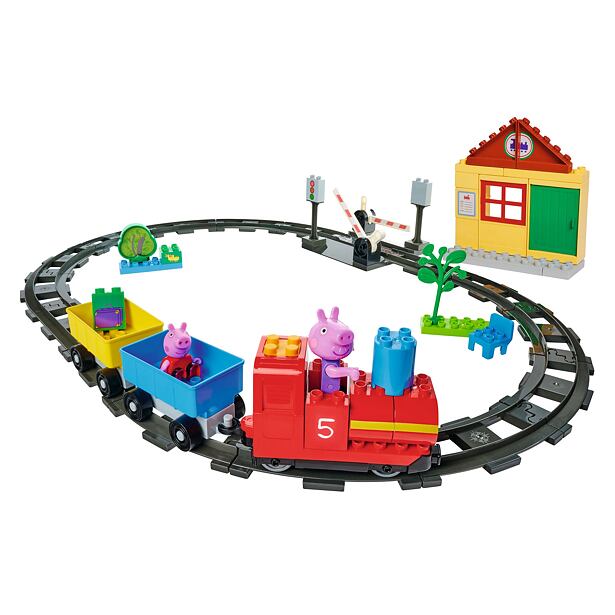 PlayBig BLOXX Peppa Pig Vláčikodráha
