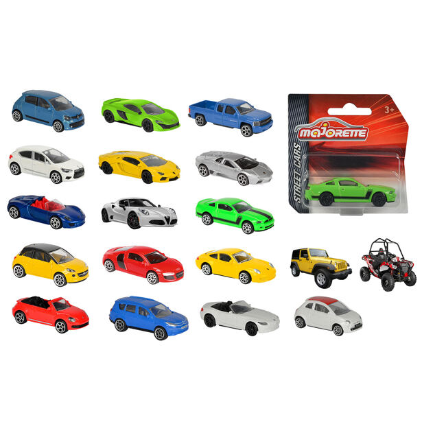 MAJORETTE Autíčko kovové Street Cars, 18 druhov