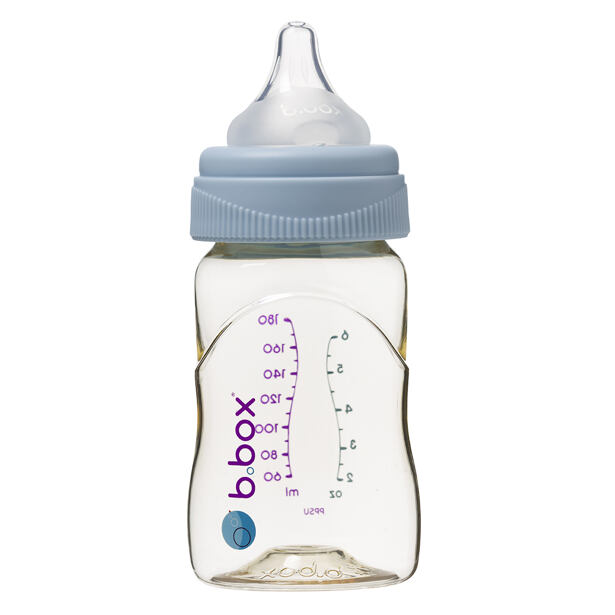 b.box Antikoliková dojčenská fľaša 180 ml - modrá