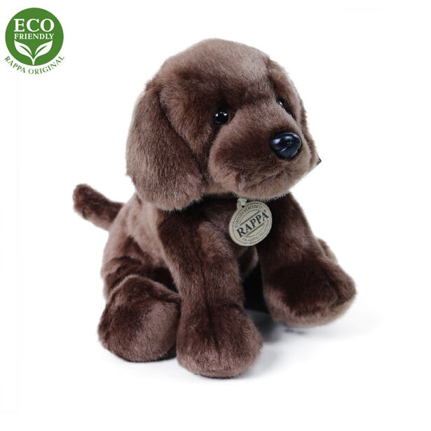 RAPPA Plyšový pes labrador sediaci 26 cm ECO-FRIENDLY