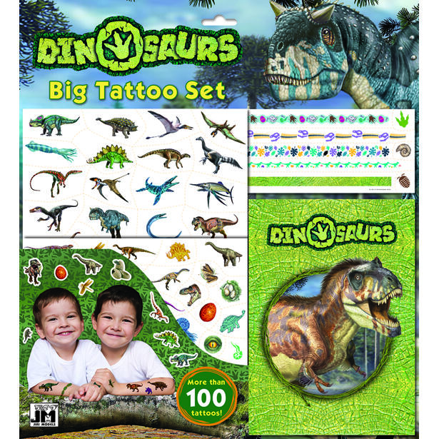 Veľký set s tetovaním Dino