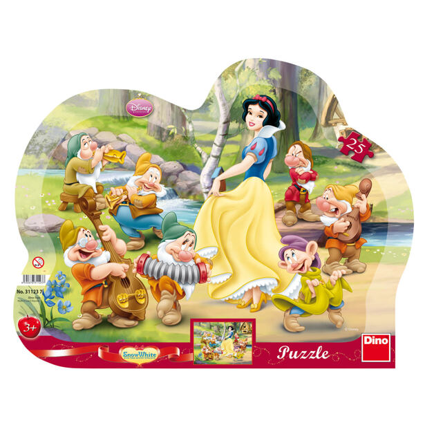 Dino Puzzle Walt Disney Sněhurka 25 dílků deskové