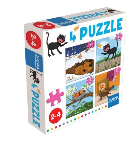 Granna 4 puzzle - mačka
