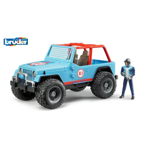 Bruder JEEP terénny - modrý