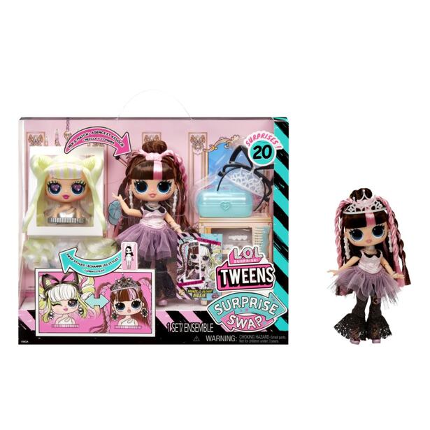 MGA LOL Surprise! Swap Tweens bábika a mini Tweens česacia hlava - Billie