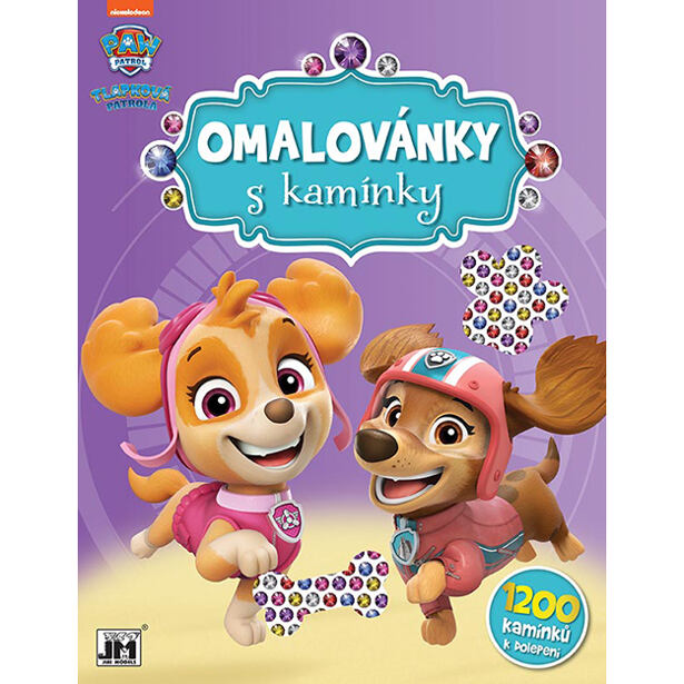 Jiri Models Paw Patrol Planse de colorat cu pietre