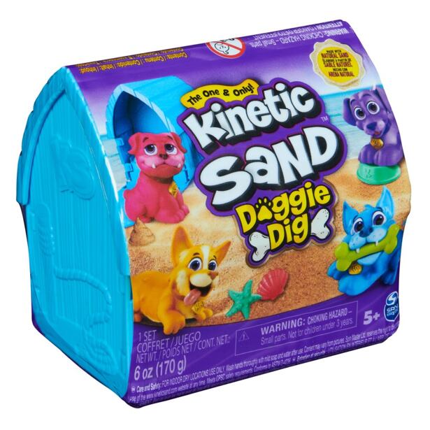 Spin Master Kinetic Sand Pejsek v boudě