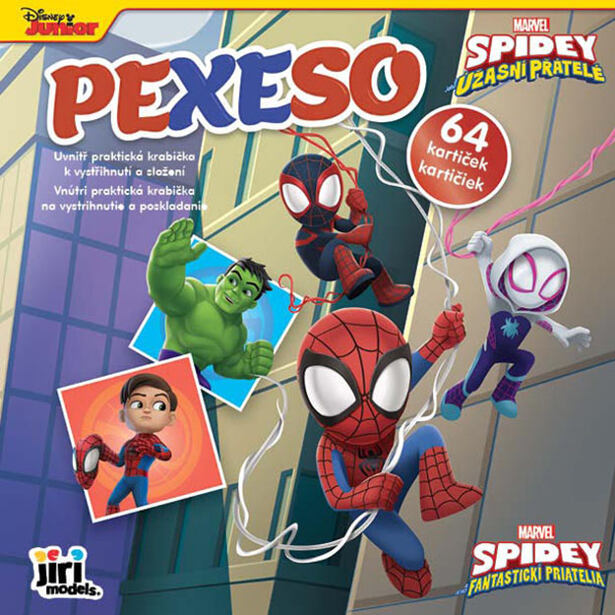 Jiri Models Pexeso v zošite Spidey