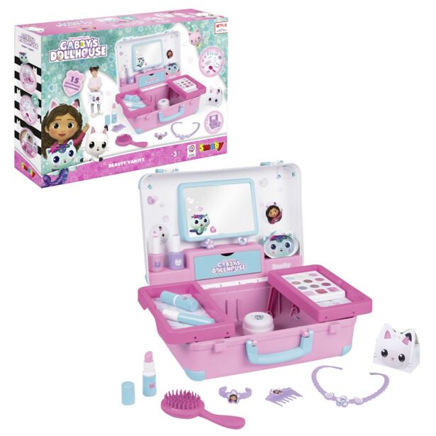 Smoby Gabby´s Dollhouse Kosmetický kufřík s příslušenstvím
