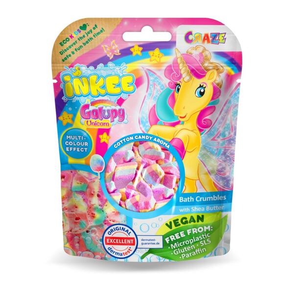 INKEE Galupy Unicorn "omrvinky do kúpeľa"