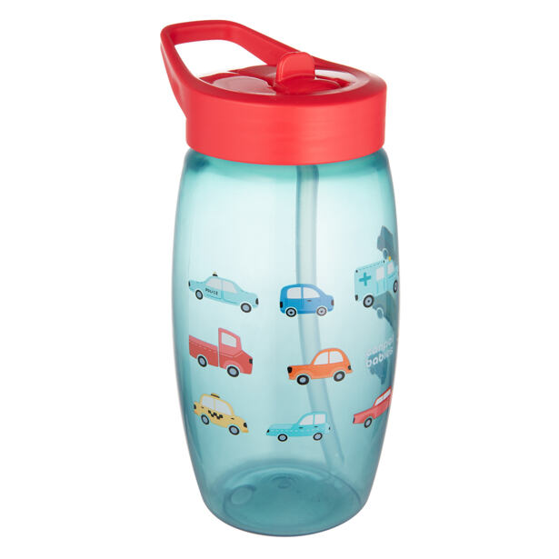 Canpol babies Fľaša so sklápacím náustkom Cars 400ml