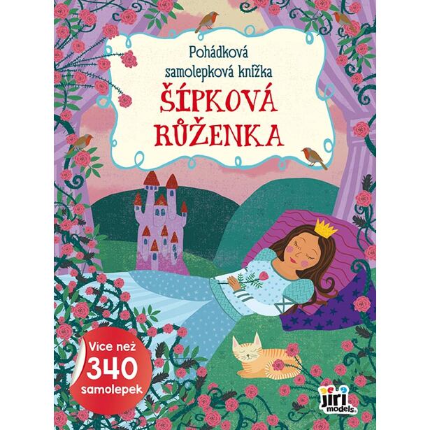 Jiri Models Rozprávková samolepková knižka Šípková Ruženka