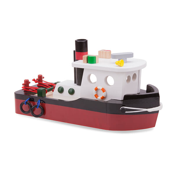 New Classic Toys Drevený remorkér - Harbor Line