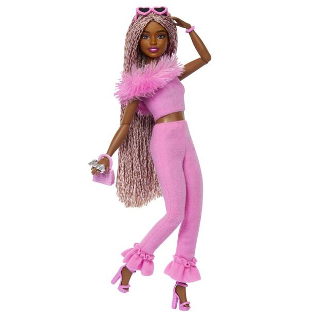 Mattel Barbie DeLuxe Modelka - nohavicový kostým