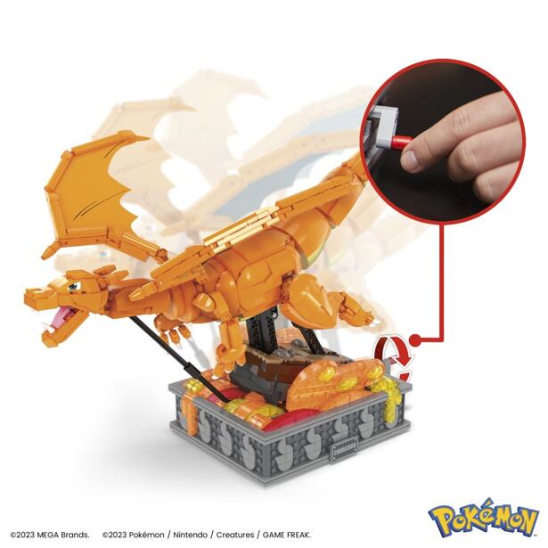 Mattel Mega Construx Pokémon Pohyblivá figurka - Charizard