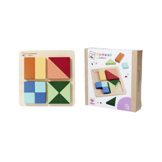 Eichhorn Montessori Čtverce skládačka puzzle