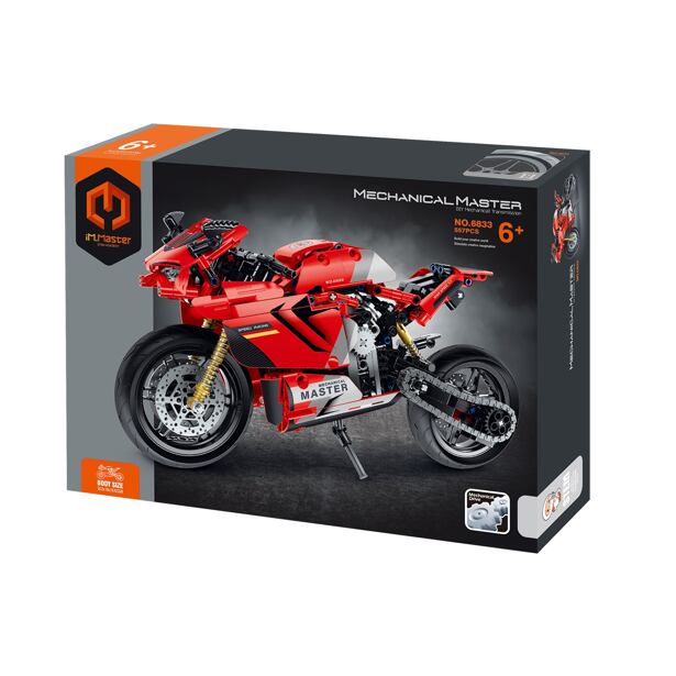 Stavebnica iM.MASTER motorka plast 557 dielikov v krabici 31x23x6,5cm