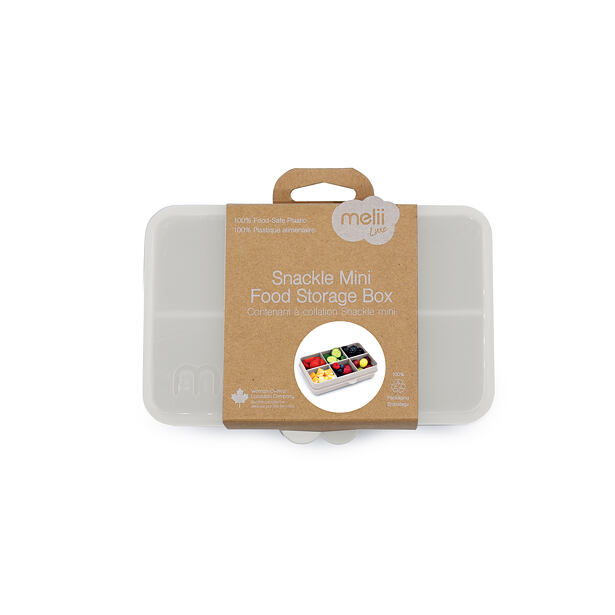 Melii Snackle Box krabička na desiatu mini - Luxe béžová