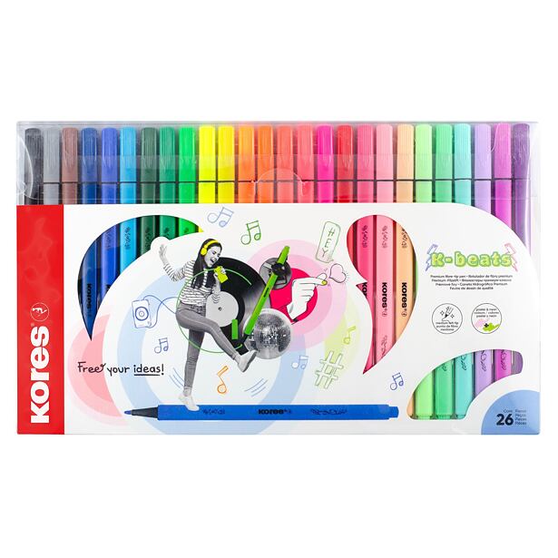 Kores Fixy kreatívne K-Beats 26 farieb