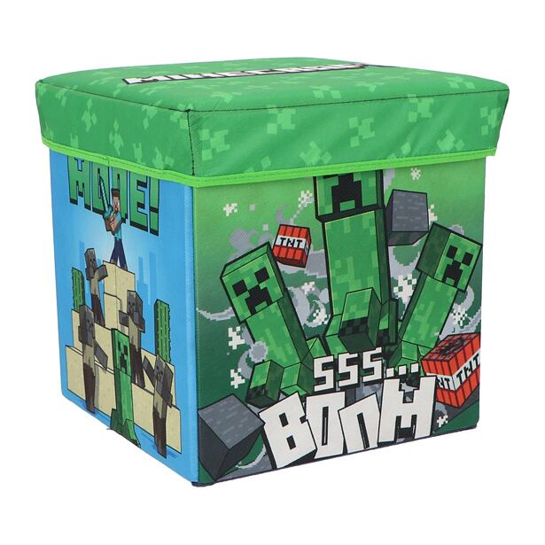 Cozy Noxxiez SB604 Minecraft - úložný box a taburetka