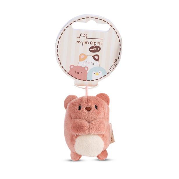 NICI MyMochi Medvídek Nomo hnědý 5cm přívěsek