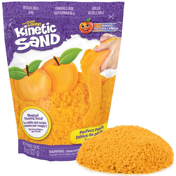 Spin Master Kinetic Sand Balenie s ovocnými vôňami, broskyňa