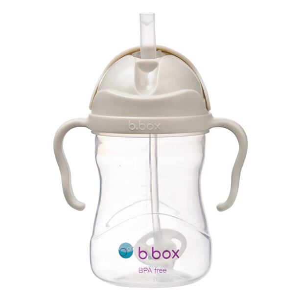 b.box Hrnček so slamkou 240 ml - béžový