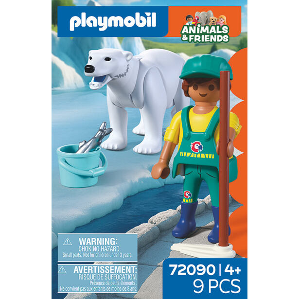 Playmobil Ľadový medveď a ošetrovateľ