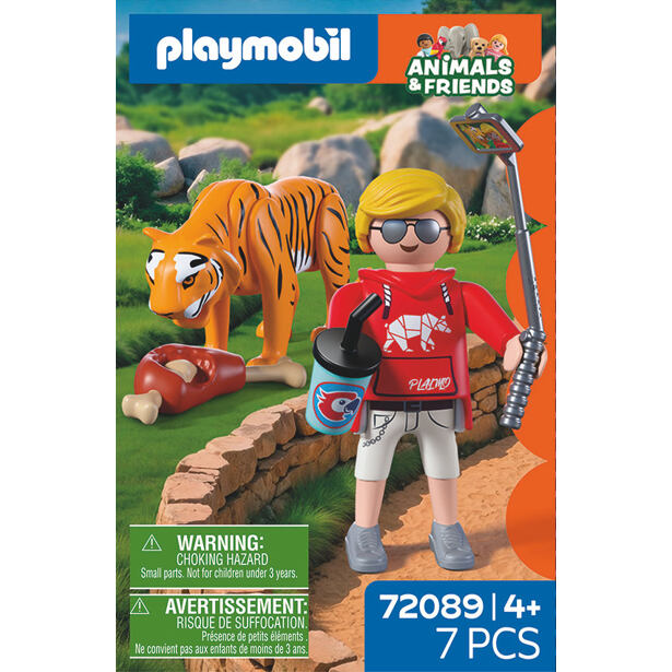 Playmobil Tiger a návštevník