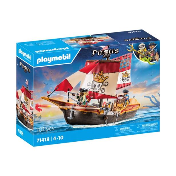 Playmobil Pirátská loď