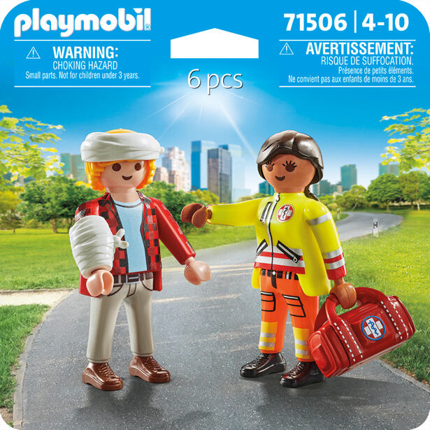 Playmobil DuoPack Záchranářka s pacientem