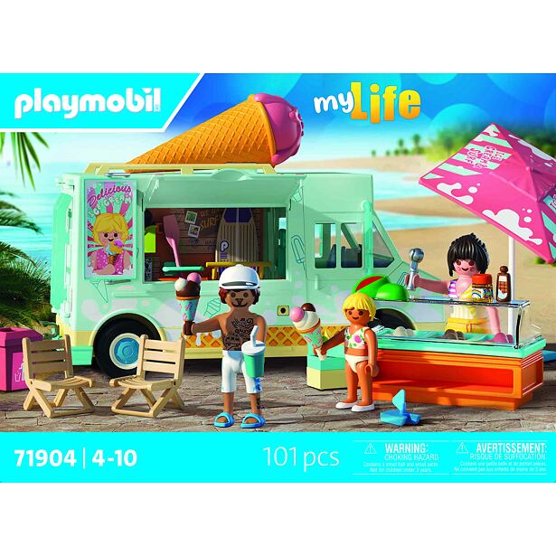 Playmobil Zmrzlinárske auto so surf shopom