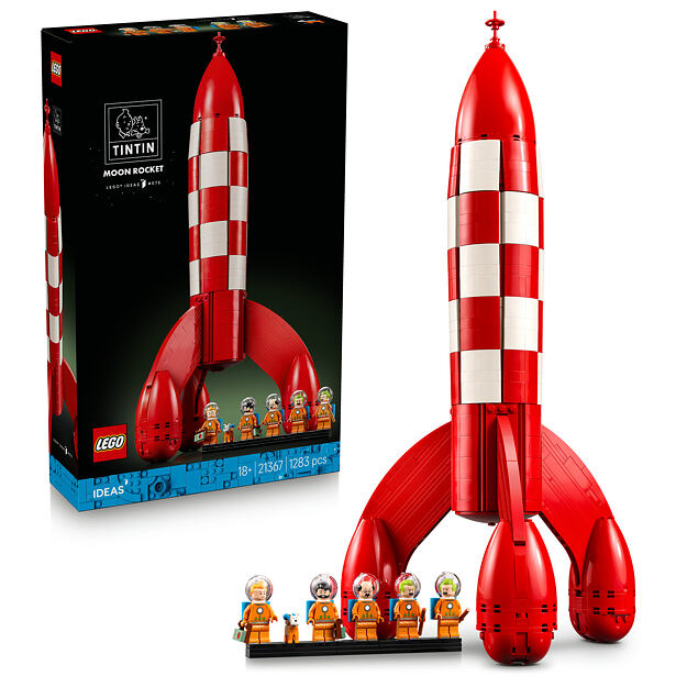 LEGO® Ideas 21367 Tintin® a raketa na Mesiac