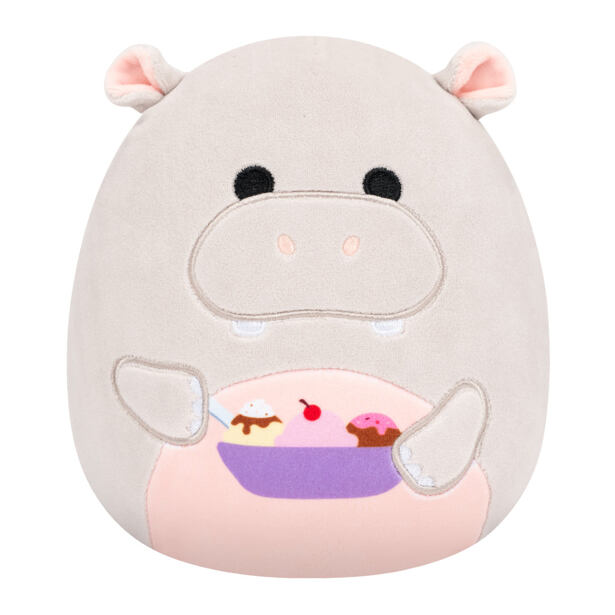 SQUISHMALLOWS Šedý hroch se zmrzlinou - Harrison