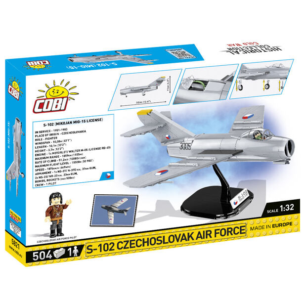 Cobi 5821 S-102 československé lietadlo