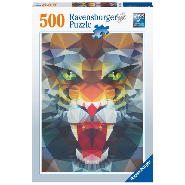 Ravensburger Polygónový lev Puzzle 500 dielikov