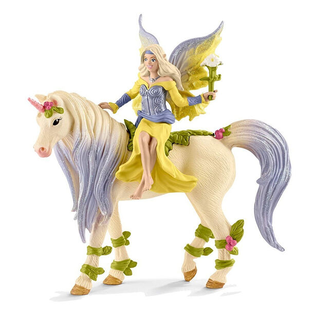 Schleich Bayala Sera s kvetinovým jednorožcom