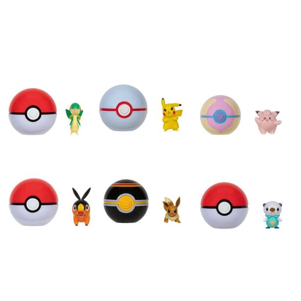 Orbico Pokémon Poké Ball Clip 'n' Go, více druhů