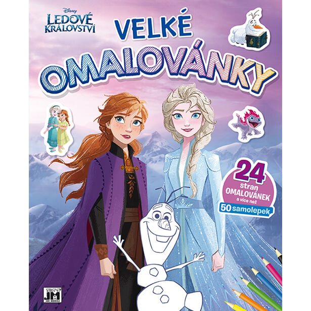 Jiri Models Veľké omaľovánky/ Ľadové kráľovstvo