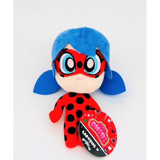 Orbico Miraculous: Lienka a Čierny kocúr, plyš Lady Bug