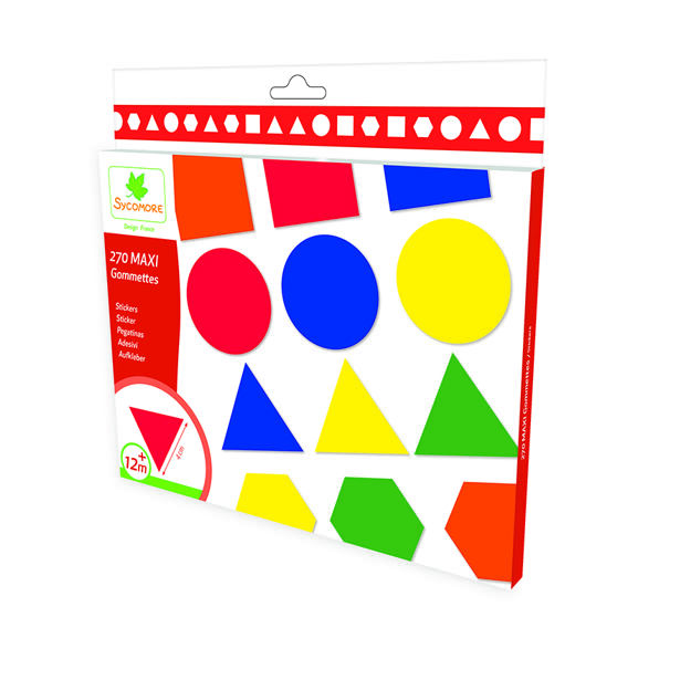 D´arpeje POCKETS maxi samolepky Tvary