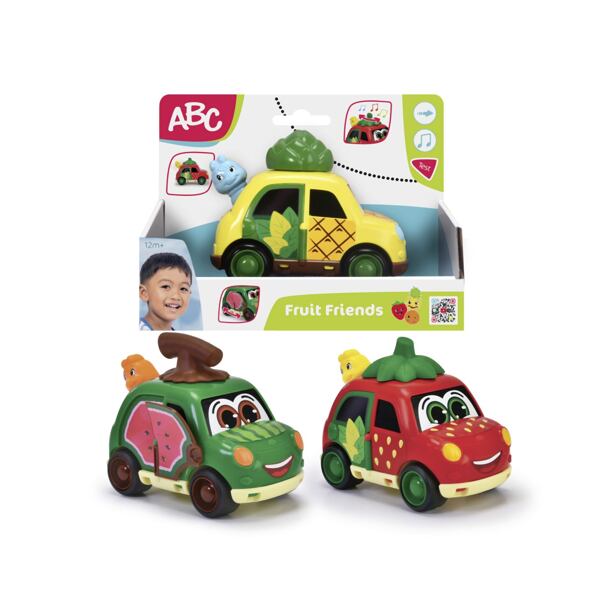 ABC Autíčko Fruit Friends, 3 druhy