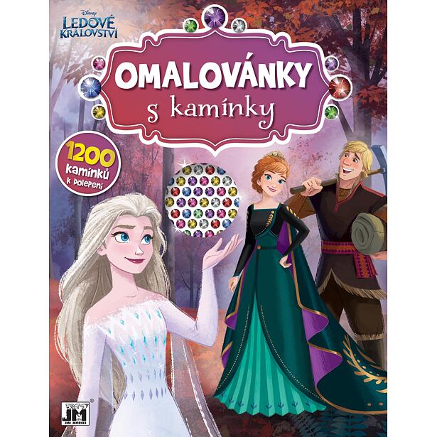 Jiri Models Omaľovánky s kamienkami Ľadové kráľovstvo